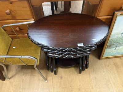 MAHOGANY TABLE NEST
