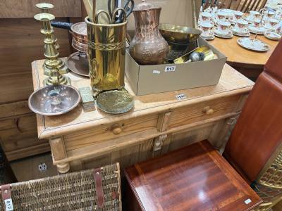STRIPPED PINE DRAWER CHEST
