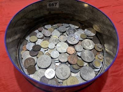 BOX OF COINS