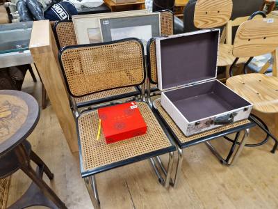 4 RATTAN CHAIRS