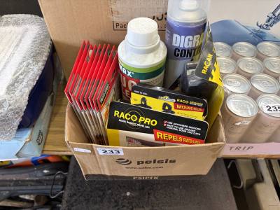 BOX OF REPELLENT + BUG SPRAY