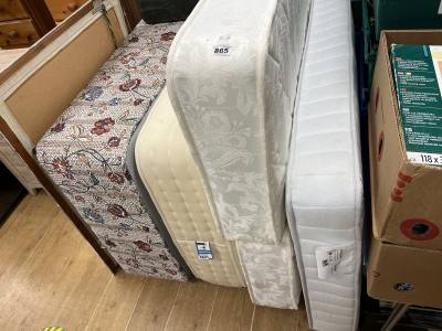 2 X SINGLE CARAVAN MATTRESSES