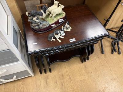 MAHOGANY TABLE NEST