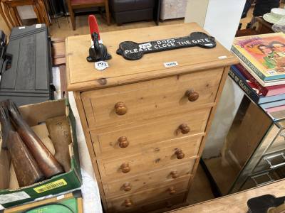PINE DRAWER TOWER