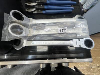 3 X NEW ROEBUCK WRENCHES (LARGE)