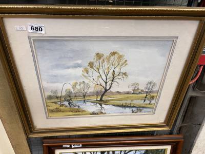 J.F PURCE WATERCOLOUR