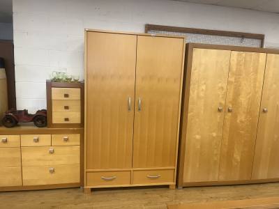 BEECH EFFECT WARDROBE