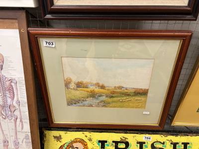 F.B. DAVIS WATERCOLOUR