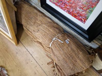 2 LARGE SHAG PILE RUGS