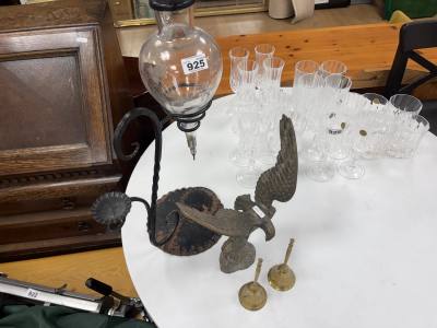 BRASS EAGLE + 2 X BRASS BELLS