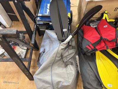 INFLATABLE KAYAK + OAR + PUMP