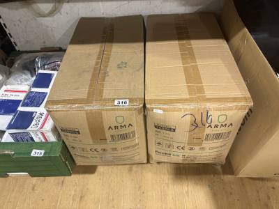 2 X BOXES OF GOWNS