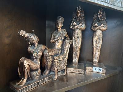 3 X LEONARDO BRONZE FIGURES