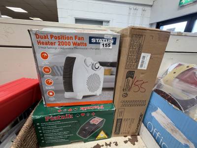 HEATER, DEALING SHOE + SHOE RACK