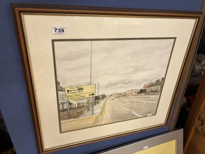 SIGNED WATERCOLOUR
