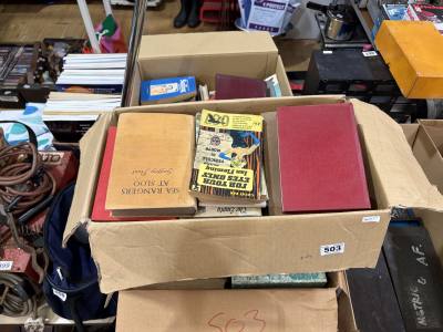 2 X BOXES OF BOOKS
