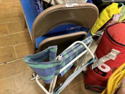 2 MAN TENT + CHAIRS ETC