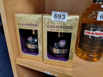 2 X BOTTLES OF CHAMBORD