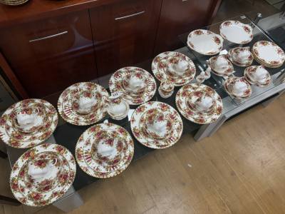 LOT OF ROYAL ALBERT COUNTRY ROSE