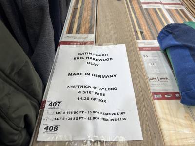 15 BOXES OF CLAY WHITE OAK FLOORING