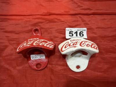 2 X COCA COLA BOTTLE OPENERS