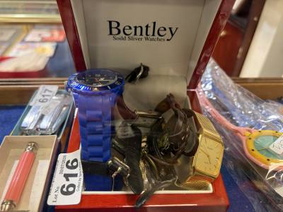 BOX OF WATCHES