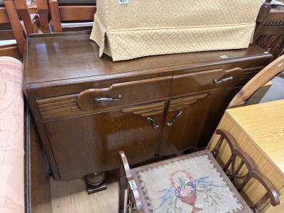 ART DECO OAK SIDEBOARD