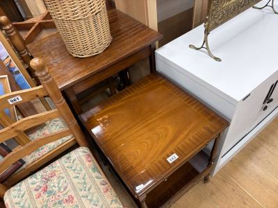 2 X ANTIQUE HALL TABLES