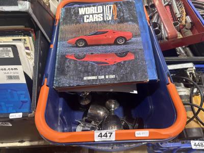 BOX OF CAR MEMORABILIA