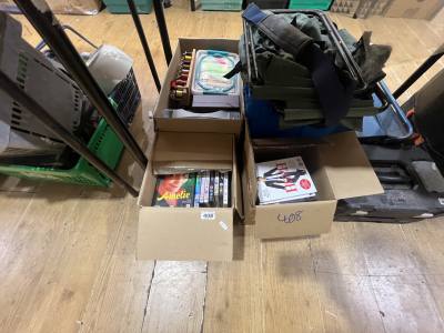 2 X BOXES OF DVDS