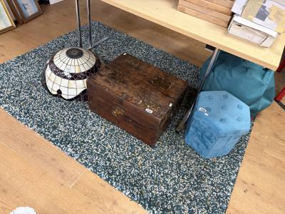 RUG, BEAN BAG + STOOL