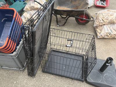2 X DOG CAGES
