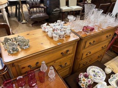 PAIR OF PINE DRAWERS