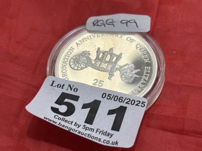 1 Oz SILVER 25 RUPEE