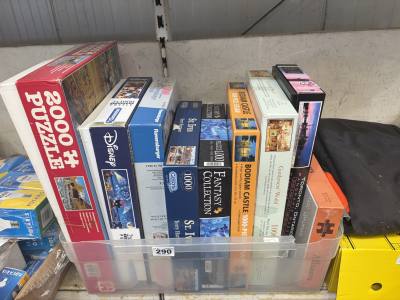 BOX OF PUZZLES