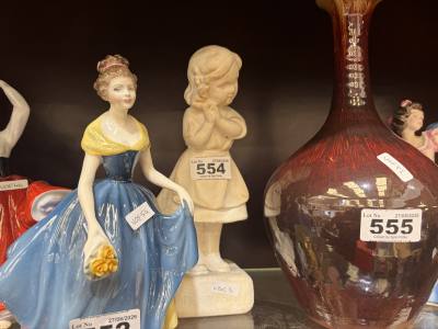PLASTER LADY FIGURE