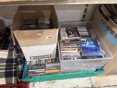 3 X BOXES OF CD'S