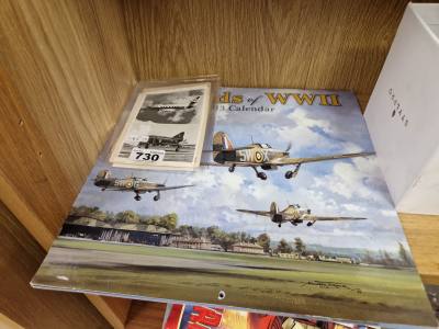 2 X AIRPLANE CALENDARS + PHOTOS