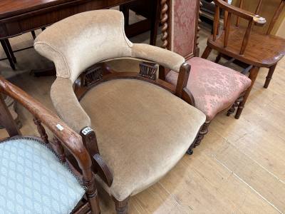 EDWARDIAN TUB CHAIR