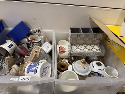 2 X BOXES OF ASSORTED CHINA