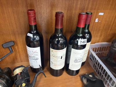 4 X BOTTLES OF VINTAGE FRENCH WINE