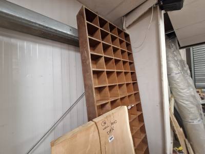 LARGE PIGEON HOLE RACK