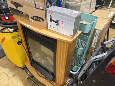 ELECTRIC FIRE + UTILITY CART