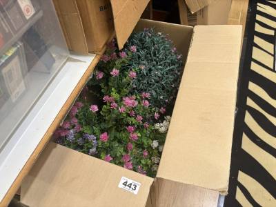 BOX ARTIFICIAL FLOWERS