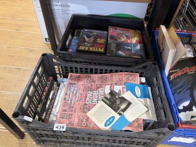 2 X BOXES OF DVDS