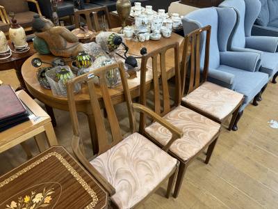 TEAK TABLE + 4 X CHAIRS