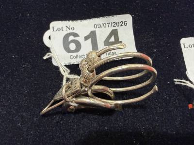 2 X HEAVY SILVER RINGS