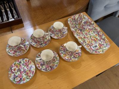 OLD FOLEY TEA SET