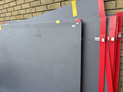 LOT OF PLASTIC SHEETS