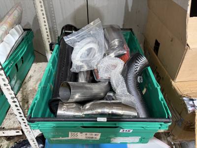 BOX OF EXHAUST PARTS